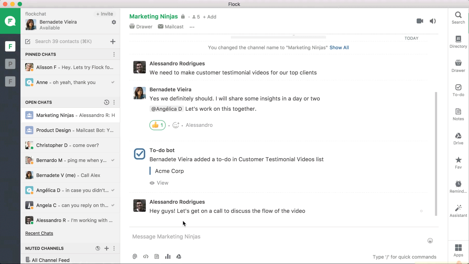 Getting started with Flock