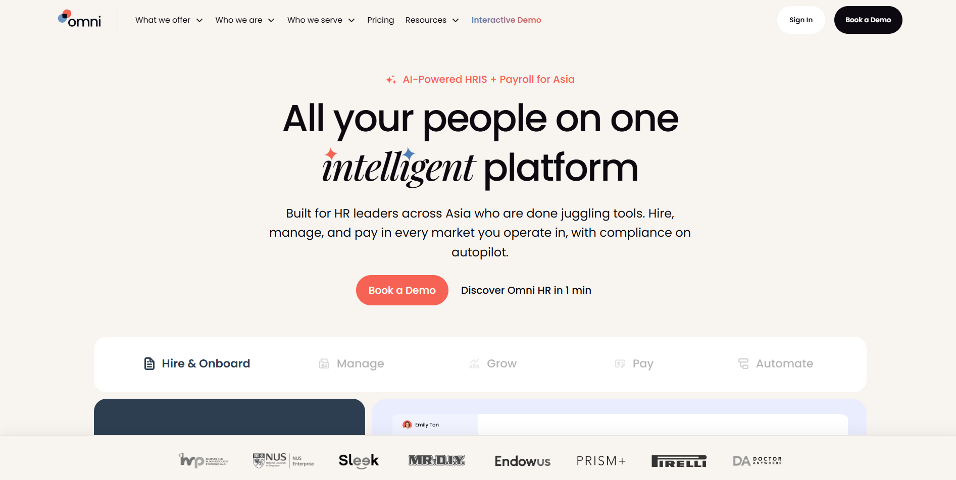All your people on one Interlligent platform