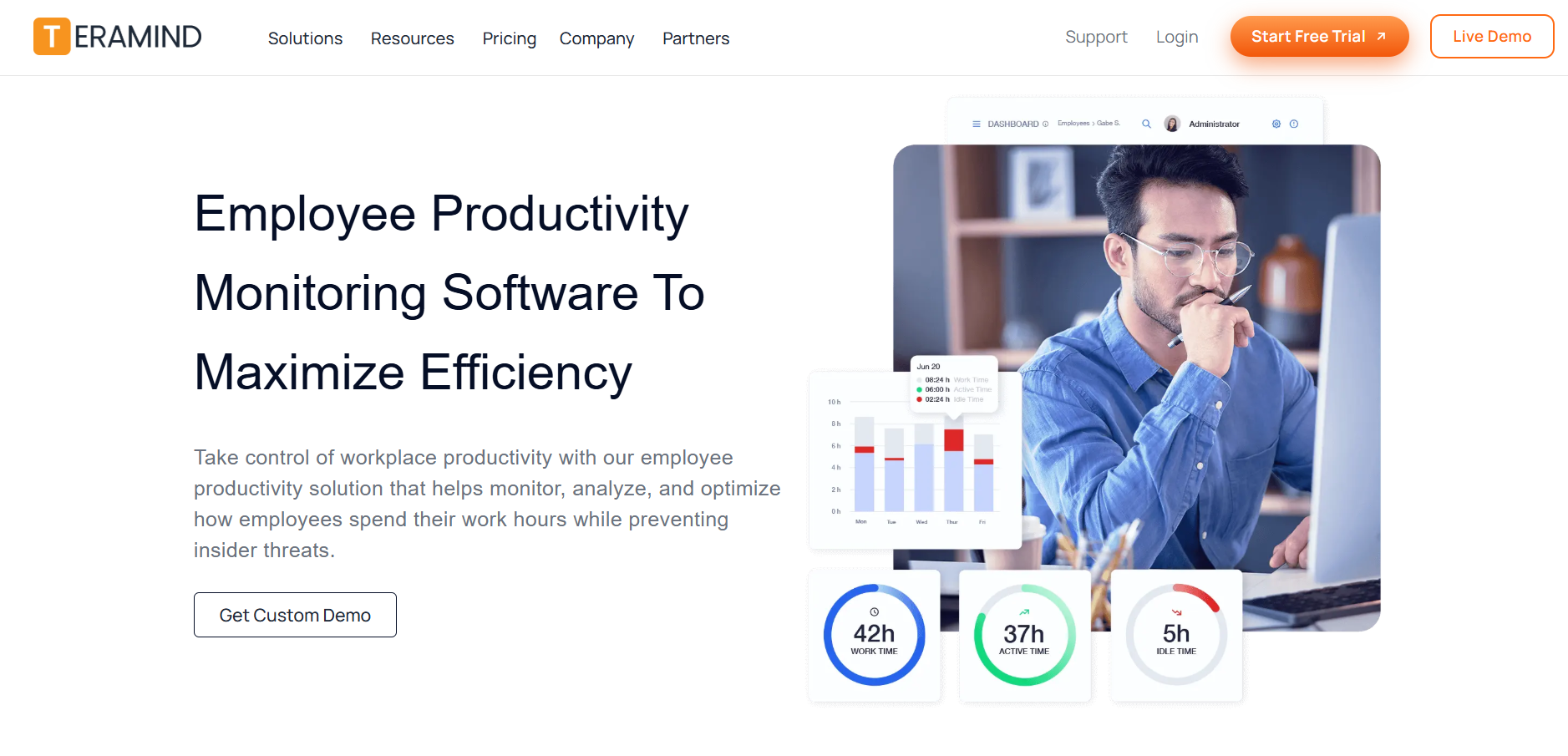 Teramind employee productivity software