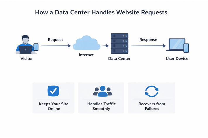 The Role of a Hosting Data Center in Website Reliability and Uptime