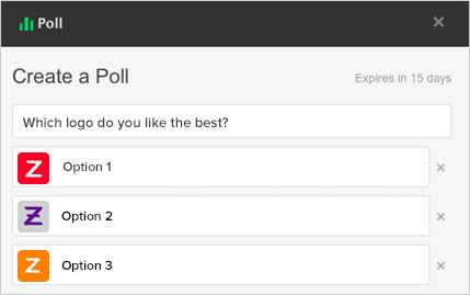 Poll integration in Flock